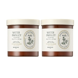 SKINFOOD: Pantothenic Water Parsley Clear Pad 60 sheets X 2 BUTTERCUPS
