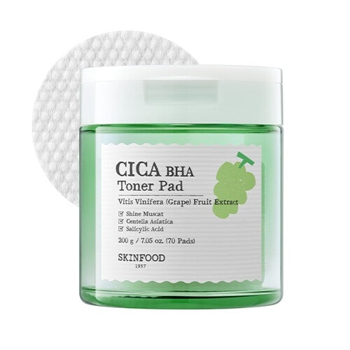SKINFOOD: Shine Muscat Sika Baja Toner Pad 70 Sheets