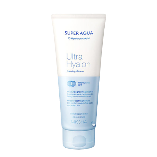 Missha: Super Aqua Ultra Hyalron Foaming Cleanser 200 ml