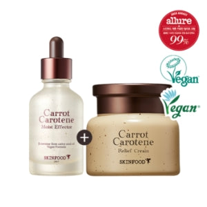 SKINFOOD: Set Carot Carotene Moist Effector Carrot Ampoule + Carotene Cream Carrot Cream