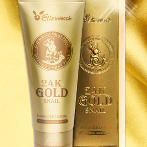 Elizavecca: 24K Gold Snail Foam Cleansing 180ml
