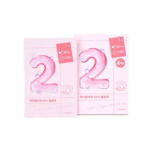 Numbuzin: No 2 Water Collagen 65 Voluming Sheet Mask 27 g 4 ea