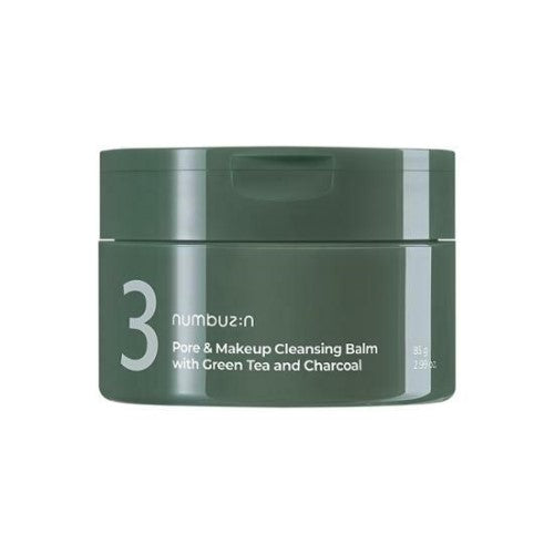 Numbuzin: No 3 Pore Makeup Cleansing Balm With green Tea And Charcoal 85 g