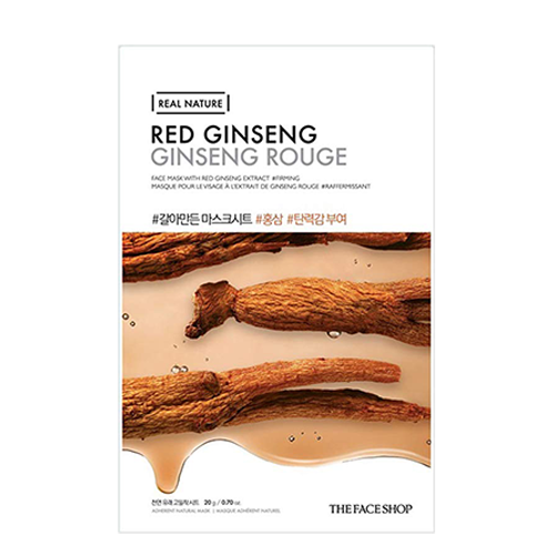 THE FACE SHOP: Real Nature Face Mask With Red ginseng Extract