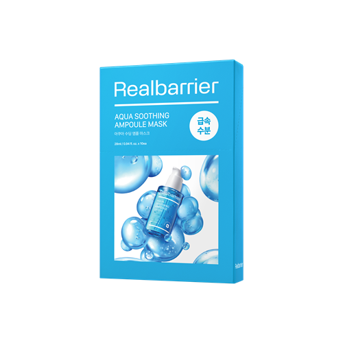 Real Barrier: Aqua Soothing Ampoule Mask 28 ml 10 ea