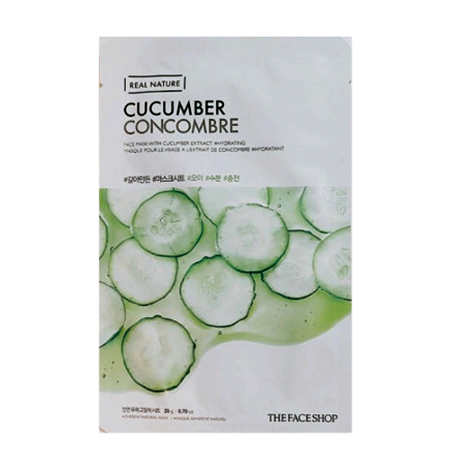 THE FACE SHOP: Real Nature Face Mask With Cucumber Extract