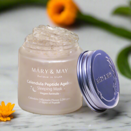 MARY&MAY: Calendula Peptide Ageless Sleeping Mask 110 g