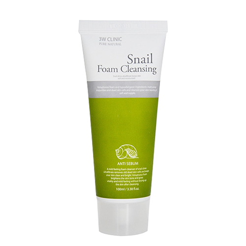 3W CLINIC: Snail Foam Cleansing