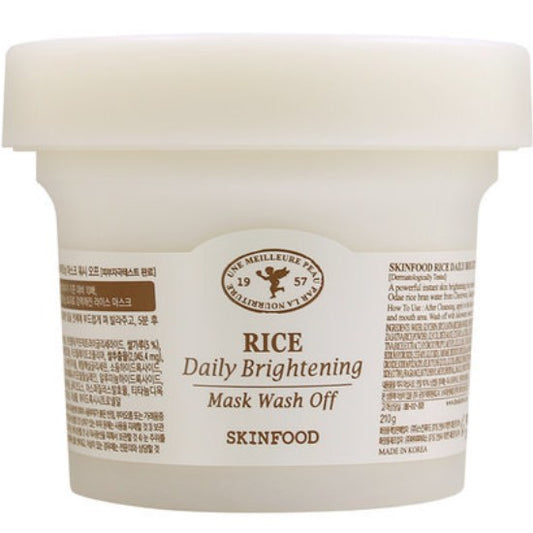 SKINFOOD: Rice Daily Brightening Wash-Off Mask 210g