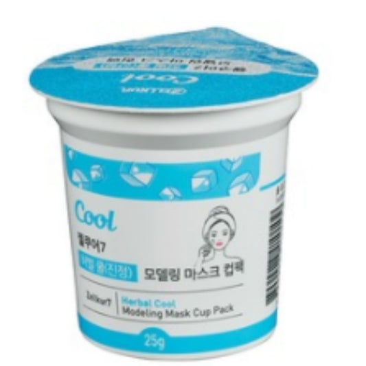 ZELLKUR: Herbal Cool Soothing Modeling Mask Cup Pack 25g