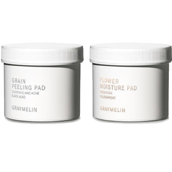 GRAYMELIN: 2 sets of grain peeling pad+Flower moisturizing pad