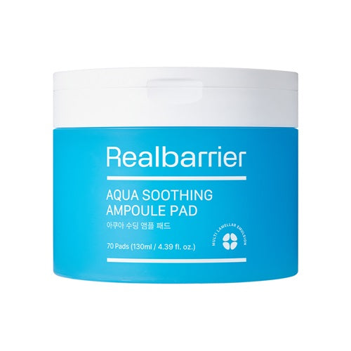 Real Barrier: Aqua Soothing Ampoule Pad 70 ea 130 ml