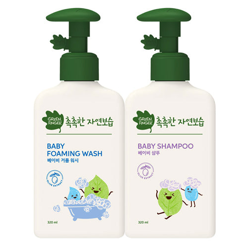 GREEN FINGER: Moist Foam Wash 320ml + Shampoo 320ml Smart shopping space with trendy sensibility