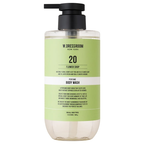 W.DRESSROOM: Moisturizing Parfum Body Wash No.20 Flower Shop 500ml