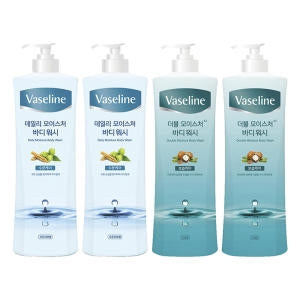 Vaseline: 2 Daily Moisture Body Wash 800ml + 2 Double Moisture Body Wash 800ml