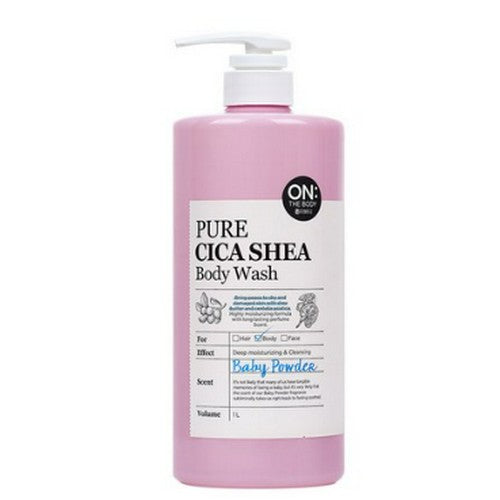 ON THE BODY: Pure Sika Share Body Wash Baby Powder Fragrance 1000ml