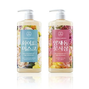 ON THE BODY: Floral Garden Body Wash White Mask 1000g + Yangjae Dong Flower Market 1000g