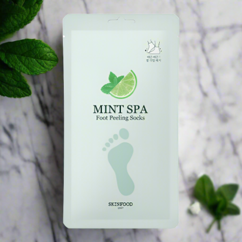 SKINFOOD: Mint Spa Foot Peeling Socks 20 g 2 ea