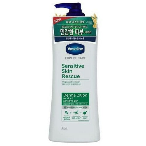 Vaseline: Derma Lotion Senstive Skin Rescue 400ml