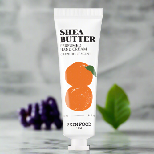 SKINFOOD: Shea Butter Perfumed Hand Cream grape Fruit Scent 30 ml