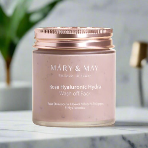 MARY&MAY: Rose Hyaluronic Hydra Wash Off Pack 125 g