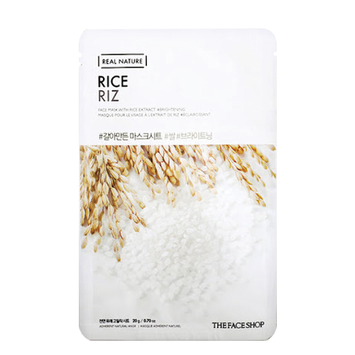 THE FACE SHOP: Real Nature Face Mask With Rice Extract