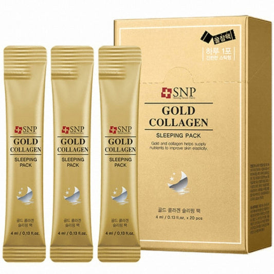 SNP: Gold Collagen Water Sleeping Pack 4ml