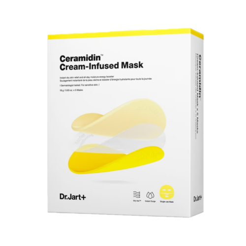 Dr.Jart+: Ceramidin Cream Infused Mask 18 g 5 ea