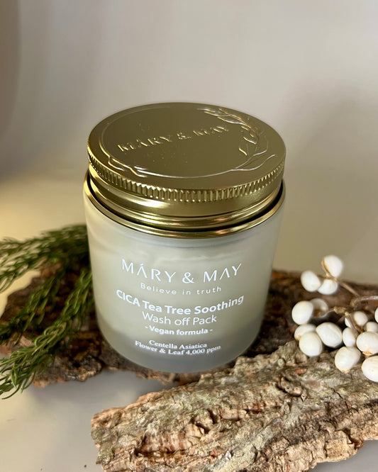 MARY&MAY: Cica Teatree Soothing Wash Off Pack 125 g