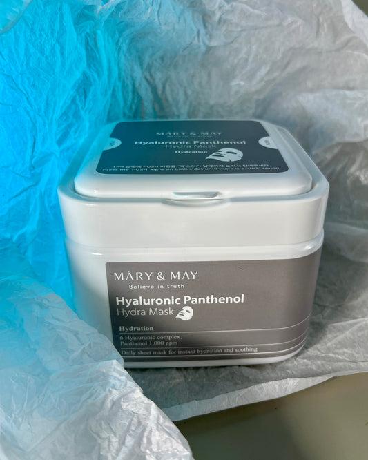 MARY&MAY: Hyaluronic Panthenol Hydra Mask 30 ea