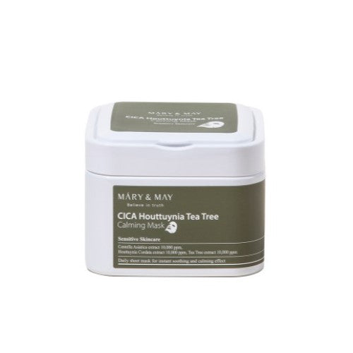 Mary&May: Cica Houttuynia Tea Tree Calming Mask 30 Pcs