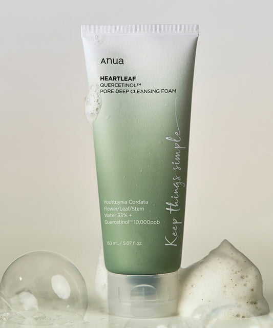 Anua: Heartleaf Quercetinol Pore Deep Cleansing Foam 150 ml