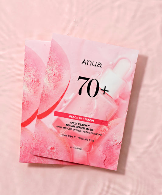 Anua: Peach 70 Niacin Serum Mask 25 g 10 ea