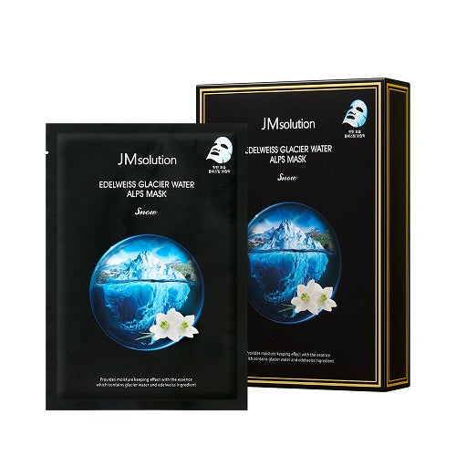 JM Solution: Edelweiss glacier Water Alps Mask Snow 30 ml 10 ea