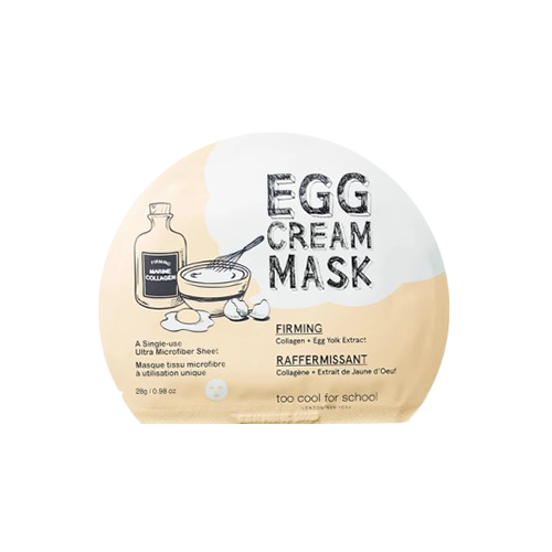 Too Cool For School: Egg Cream Mask Firming 28 g 5 ea