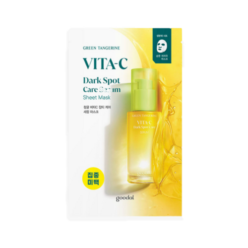 Goodal: green Tangerine Vita C Dark Spot Care Serum Sheet Mask 28 g