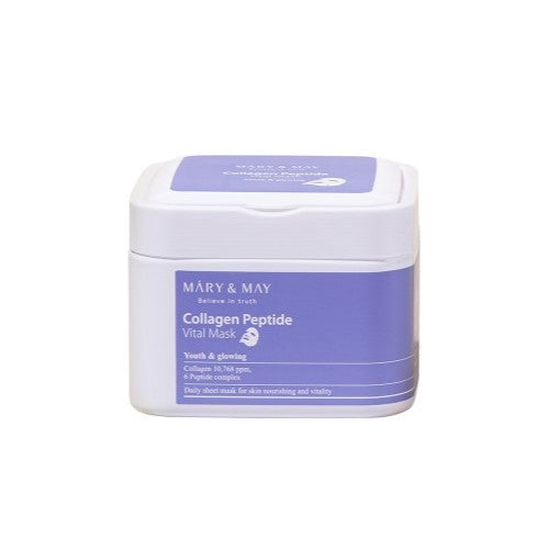 Mary&May: Collagen Peptide Vital Mask 30 Pcs