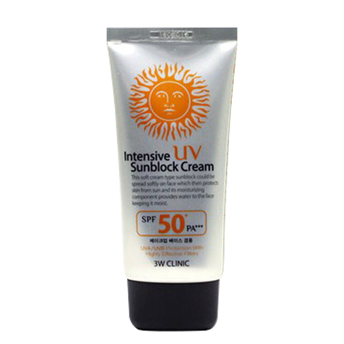 3W CLINIC: Intensive Uv Sunblock Cream Spf 50 Pa