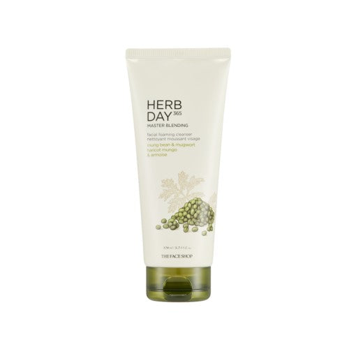 THE FACE SHOP: Herb Day 365 Master Blending Foaming Cleanser Mungbean 170 ml