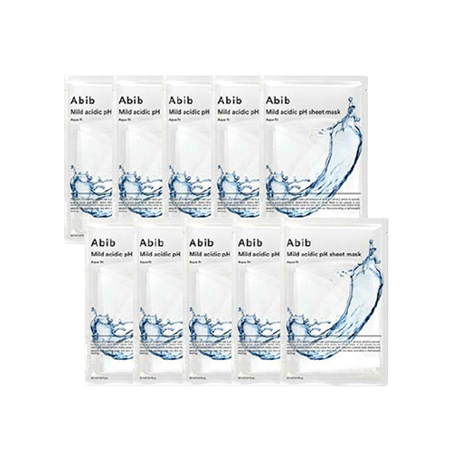 Abib: Mild Acidic Ph Sheet Mask Aqua Fit Set 30 ml 10 ea