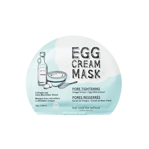 Too Cool For School: Egg Cream Mask Pore Tightening 28 g 5 ea