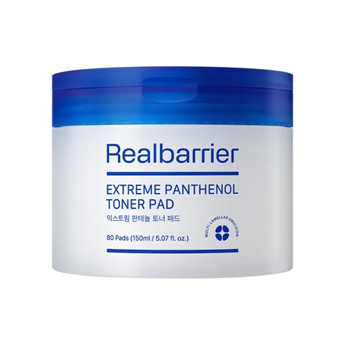 Real Barrier: Extreme Pathenol Toner Pad 80 ea 150 ml