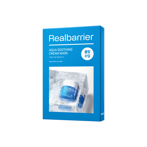 Real Barrier: Aqua Soothing Cream Mask 30 ml 10 ea