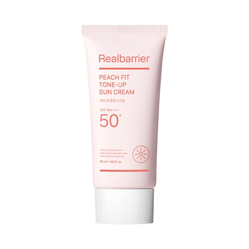 Real Barrier: Peach Fit Tone Up Sun Cream 50 ml Spf 50 Pa 50 ml