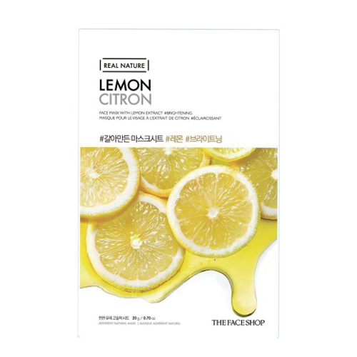 THE FACE SHOP: Real Nature Face Mask With Lemon Extract