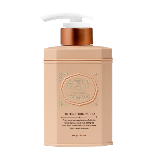 TEABLESS: Perfume Body Lotion Fig Peach Oolong Tea 480 g