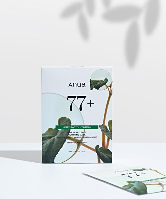 Anua: Heartleaf 77 Soothing Sheet Mask 25 ml 10 ea